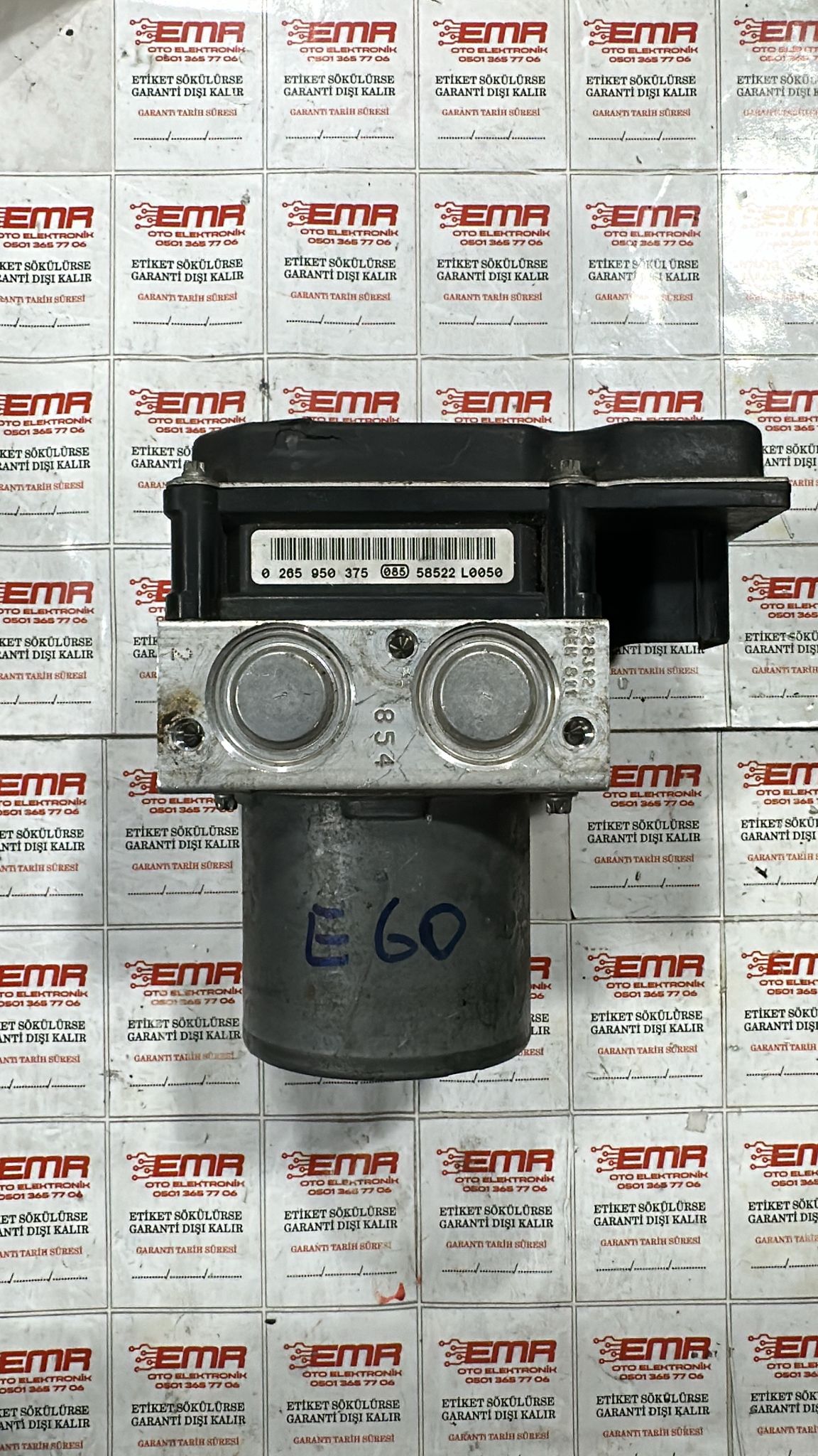 BMW E60 5 SERİSİ ABS BEYNİ 0265950375